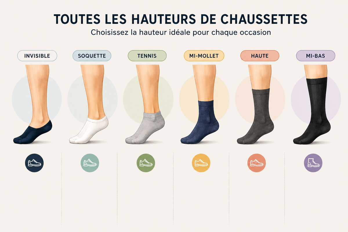 Comment choisir ses chaussettes ? Les 5 critères qui font la différence SOXX.shop Image