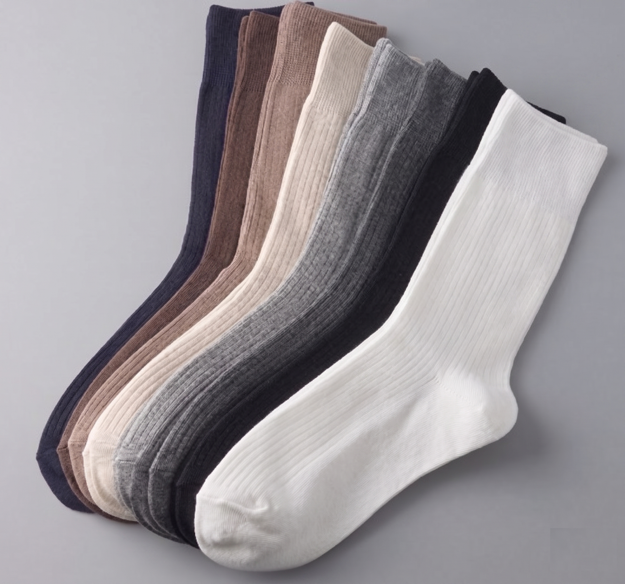 Chaussettes homme essentiel coton peigné noir marine gris — SOXX.SHOP Image