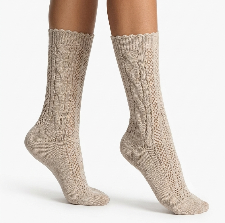 Chaussettes maille tricot femme coton — SOXX.SHOP Image