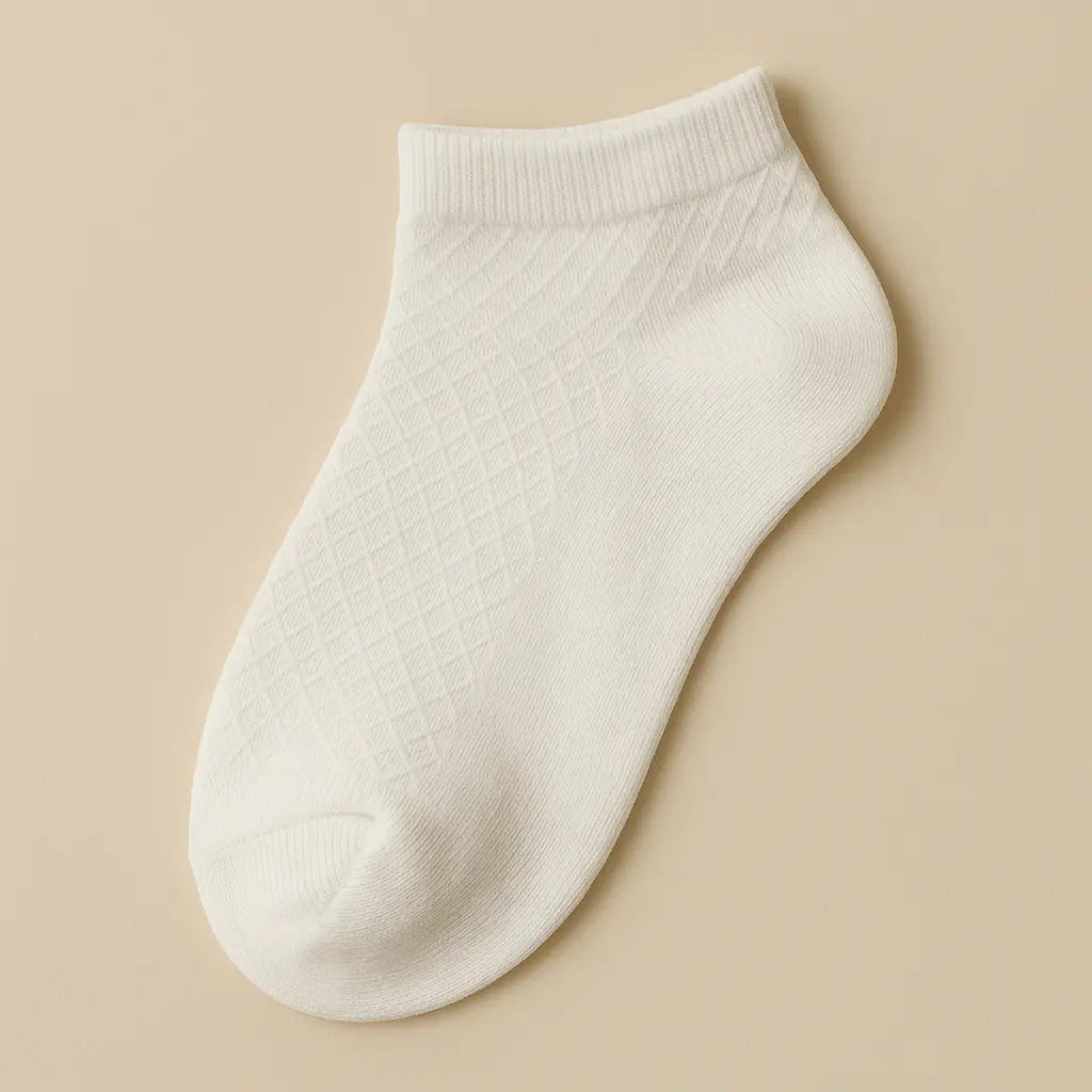 Chaussettes enfants socquettes coton blanc SOXX vue à plat