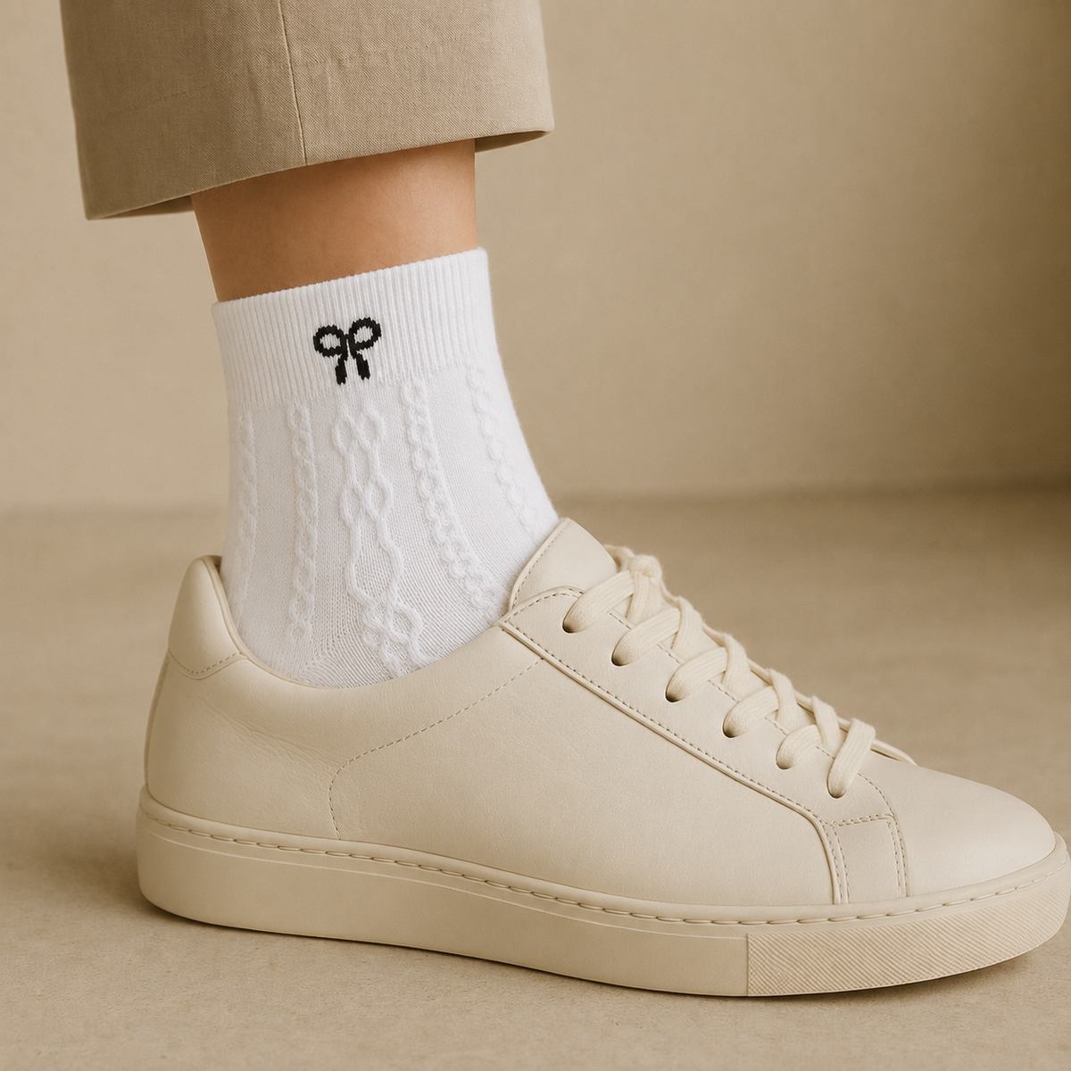 Noeud Court Femmes Coton