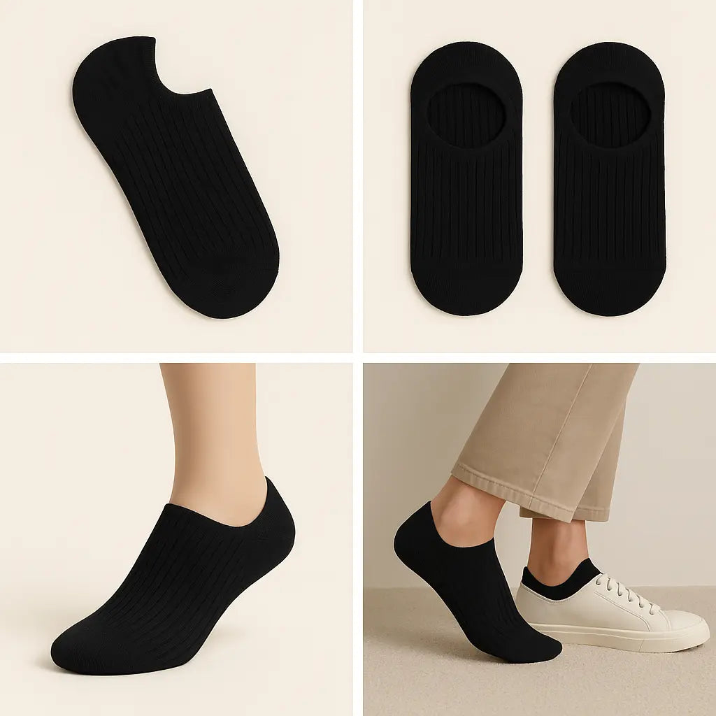 Chaussettes femmes socquettes coton noir SOXX galerie produit
