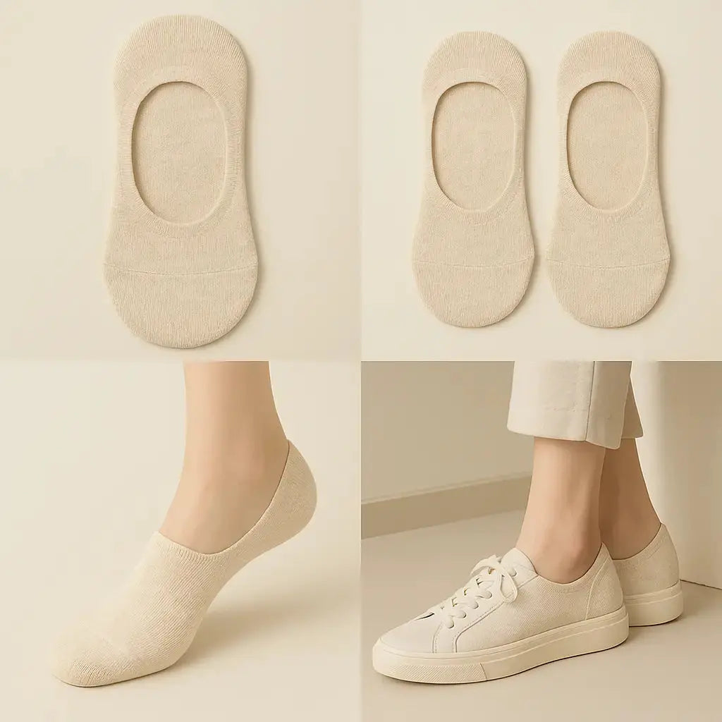 Chaussettes femmes socquettes coton avoine galerie produit