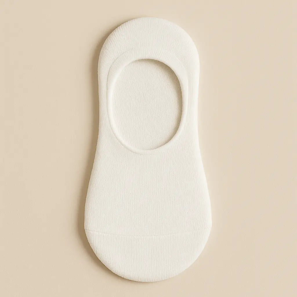 Chaussettes Femmes Socquettes Coton Blanc SOXX vue à plat