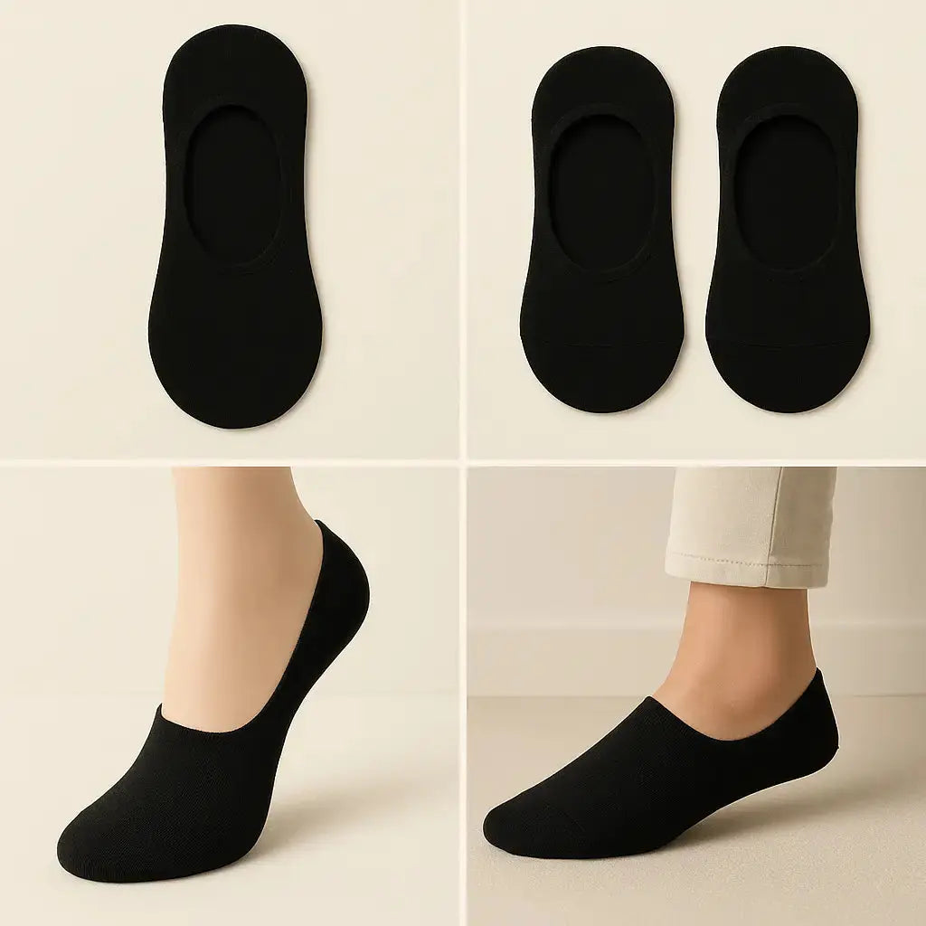 Chaussettes femmes socquettes coton noir SOXX galerie produit