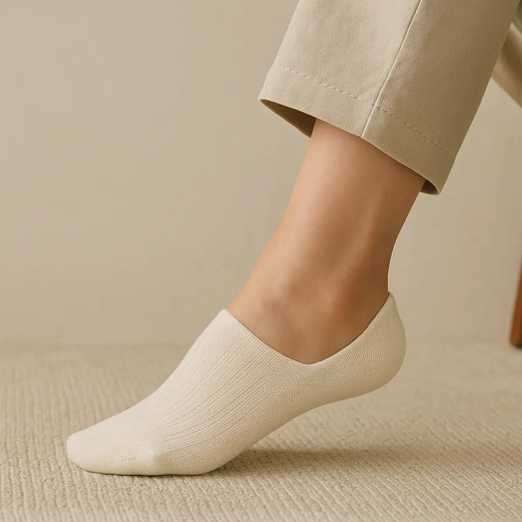 Chaussettes Hommes Socquettes Avoine en Coton en situation