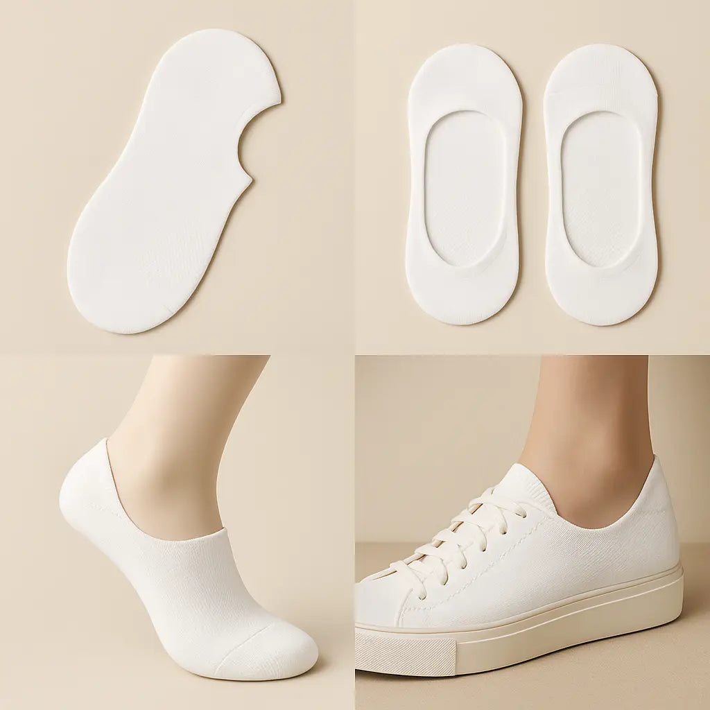 Chaussettes homme socquettes coton blanc SOXX galerie produit