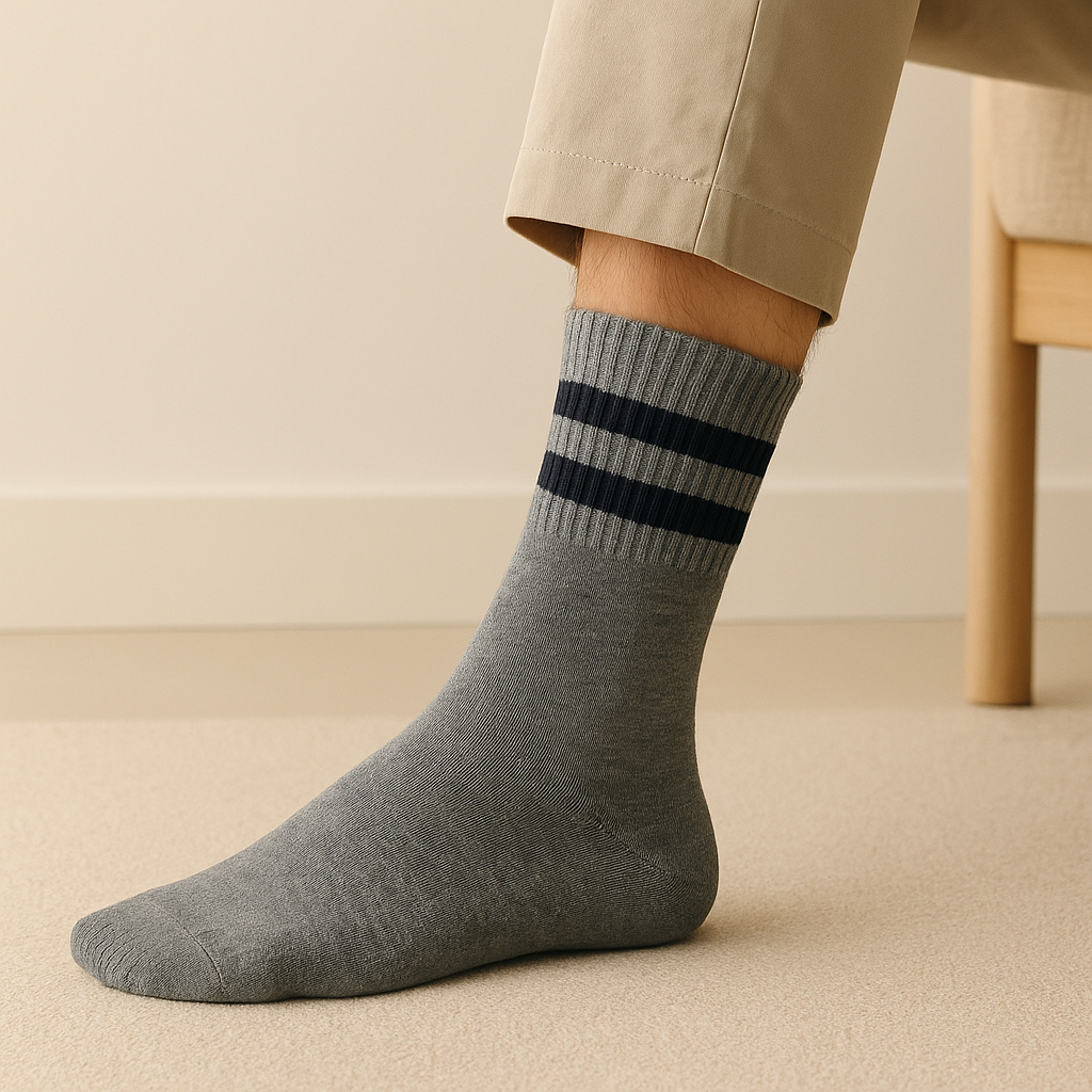 Chaussettes Sport Mi-Mollet Hommes Coton SOXX  Chaussettes