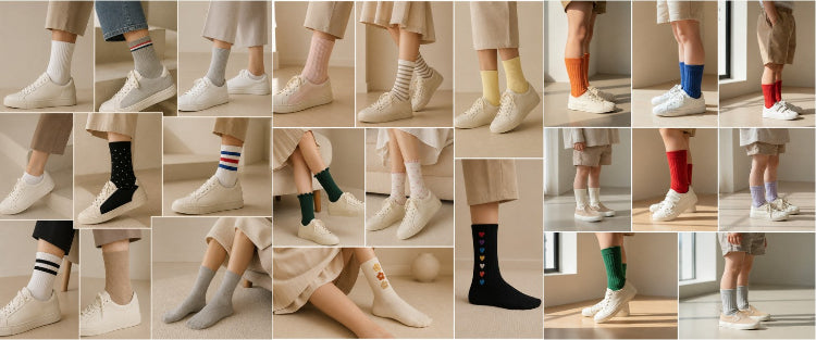 patchwork chaussettes